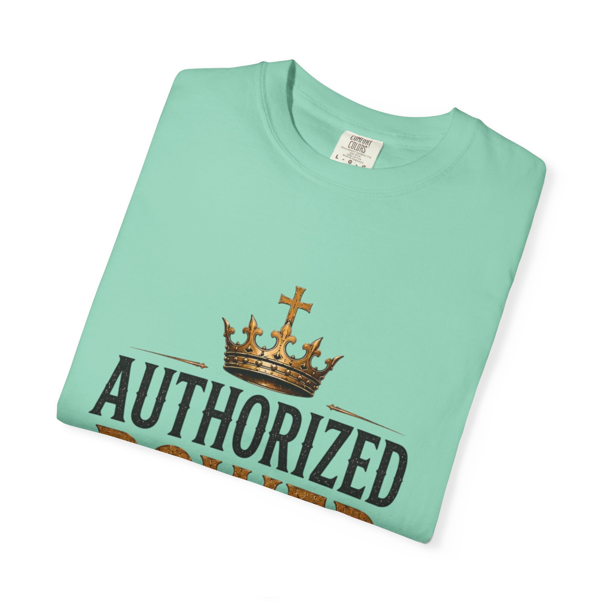 Authorized Power T-Shirt — "Authorized Power" Luke 10:19 Christian Faith Tee - Image 74