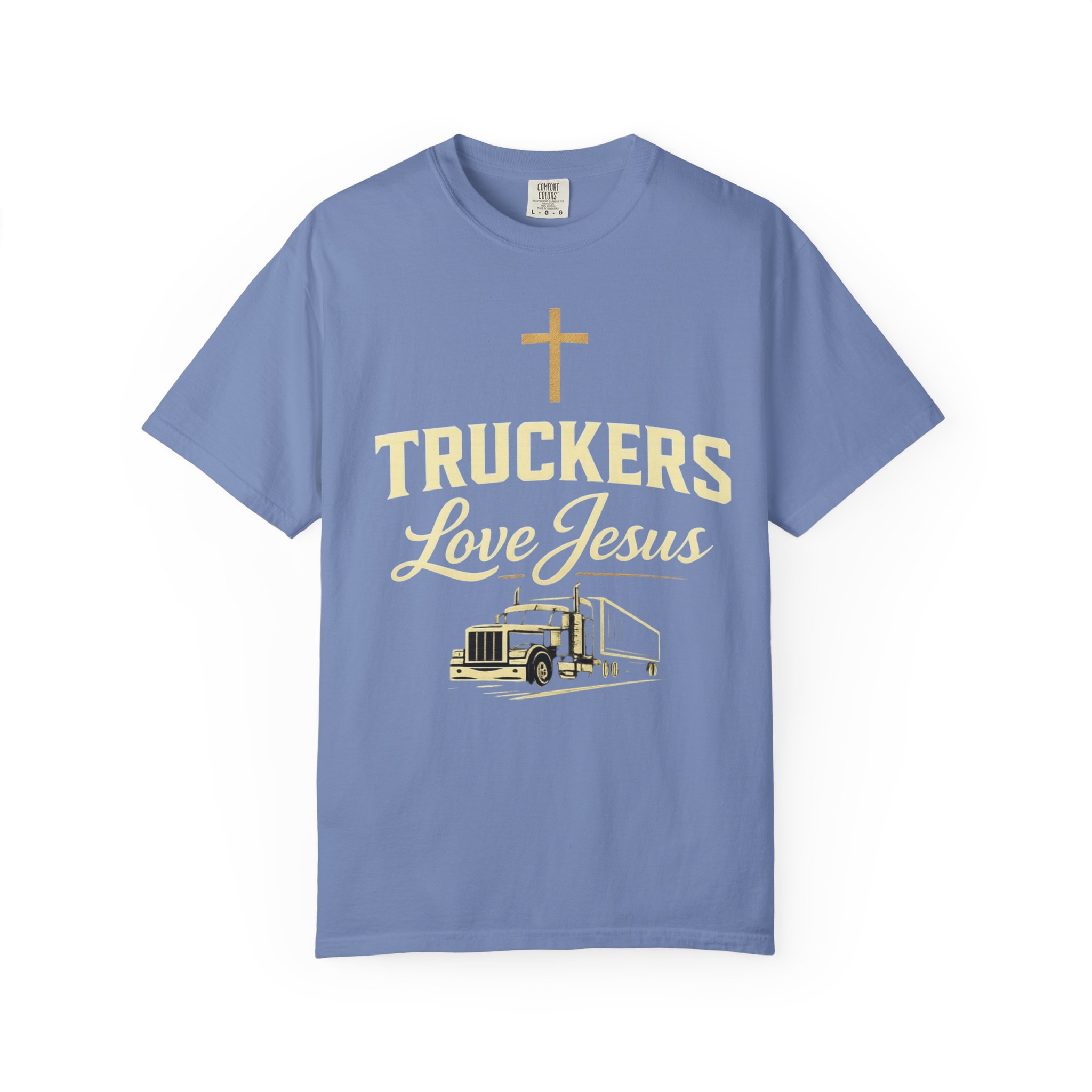 Truckers Love Jesus T-Shirt — Christian Trucker Gospel Tee - Image 26