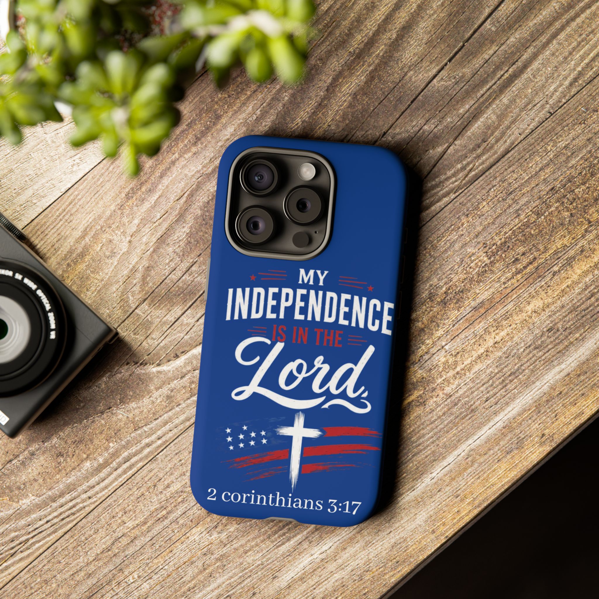 Christian Phone Case — "My Independence Is In The Lord" (2 Corinthians 3:17) - Image 120
