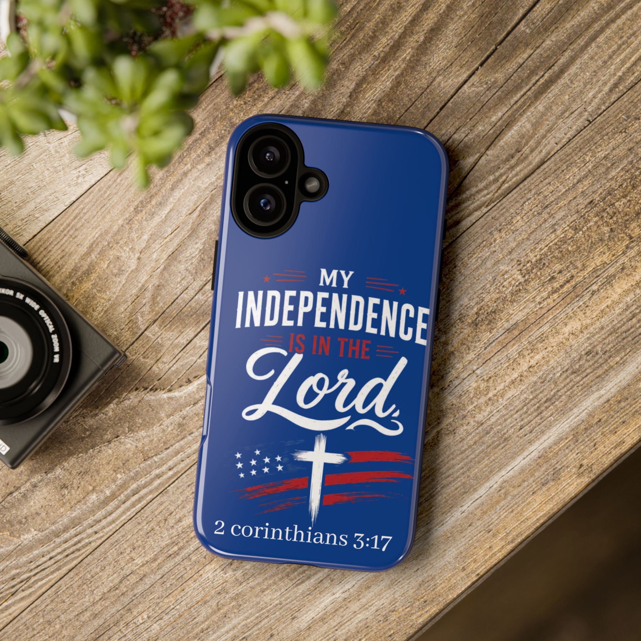 Christian Phone Case — "My Independence Is In The Lord" (2 Corinthians 3:17) - Image 170