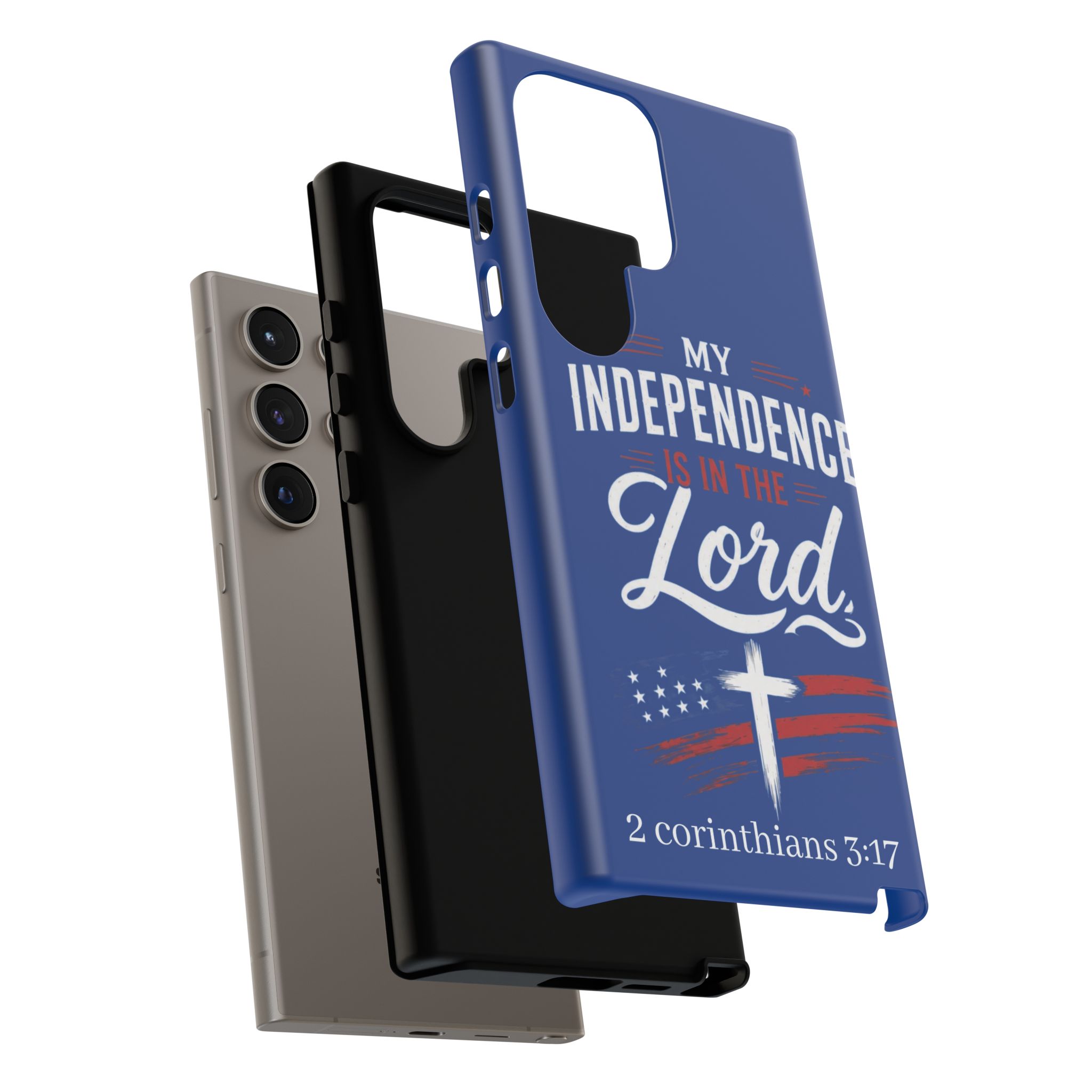 Christian Phone Case — "My Independence Is In The Lord" (2 Corinthians 3:17) - Image 150