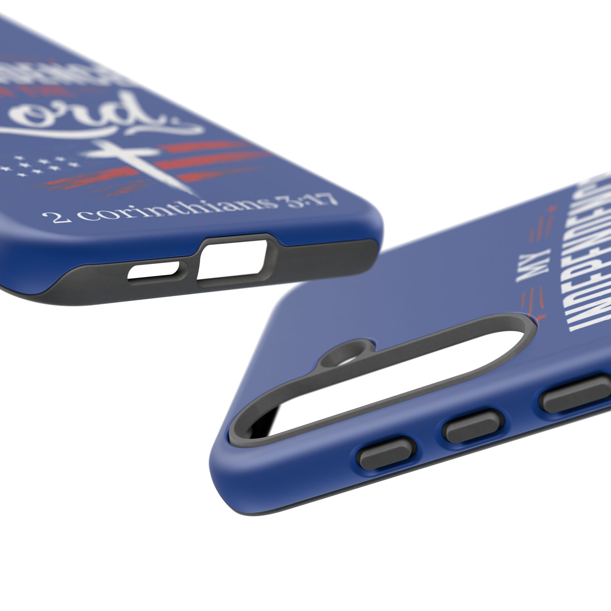 Christian Phone Case — "My Independence Is In The Lord" (2 Corinthians 3:17) - Image 223