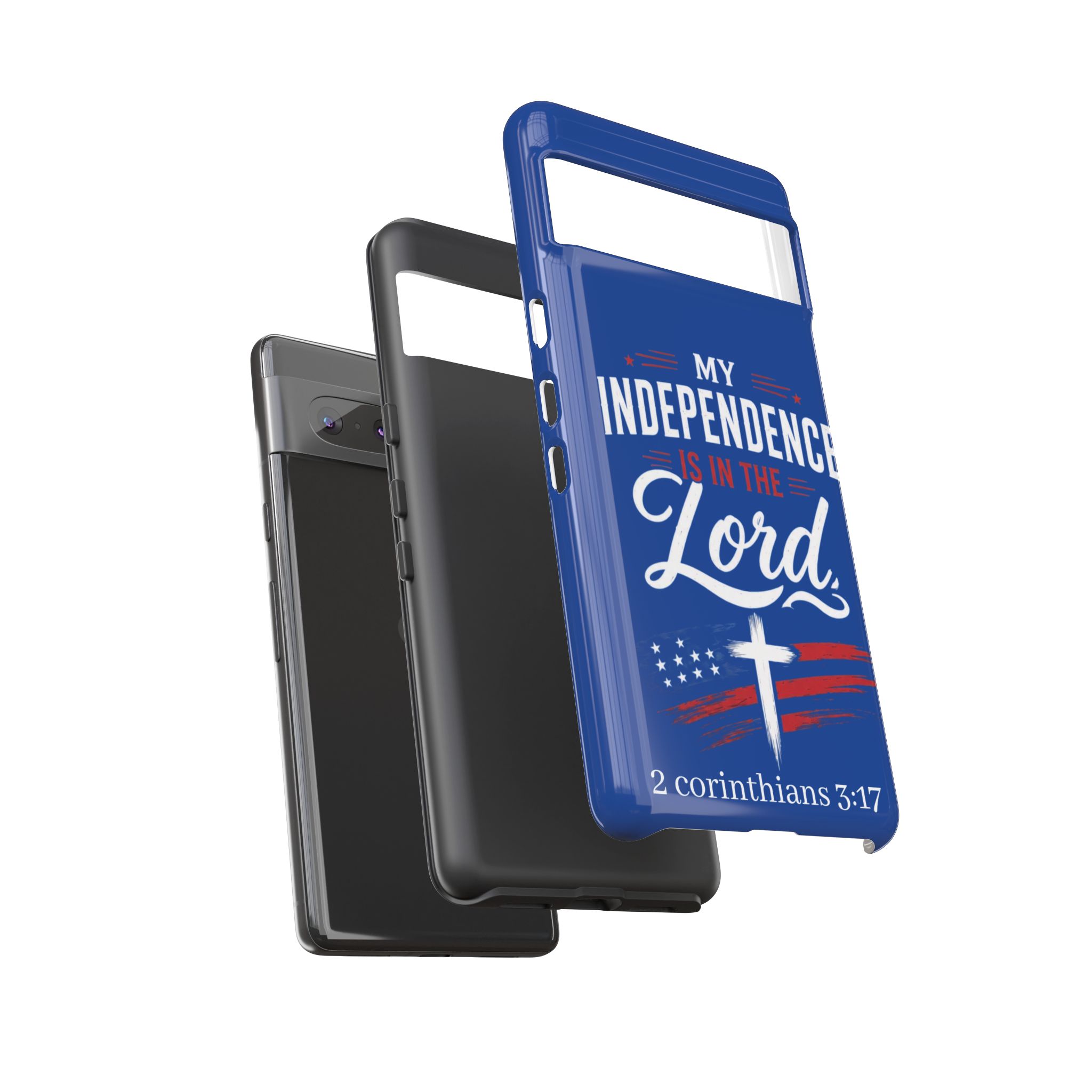 Christian Phone Case — "My Independence Is In The Lord" (2 Corinthians 3:17) - Image 89