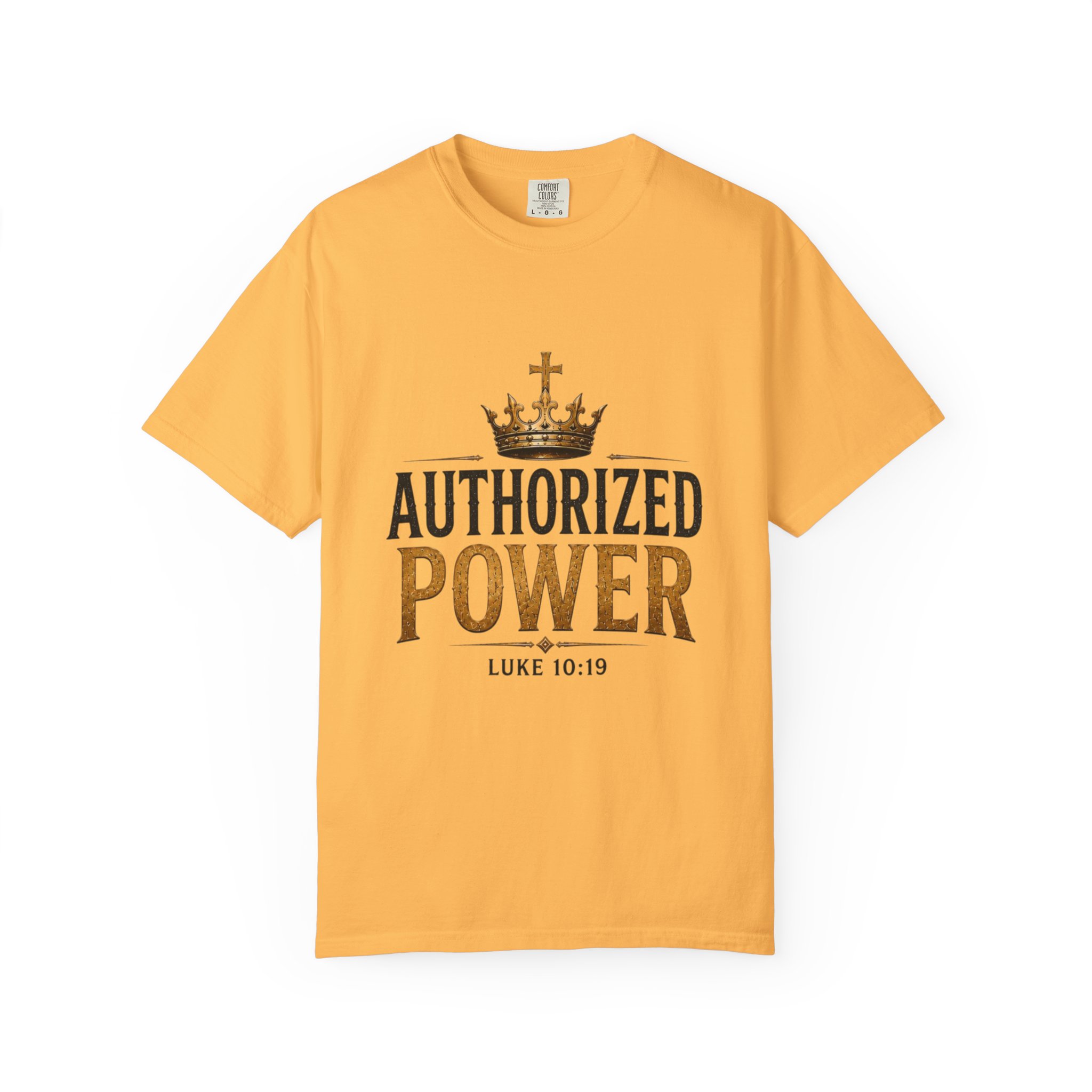 Authorized Power T-Shirt — "Authorized Power" Luke 10:19 Christian Faith Tee - Image 28