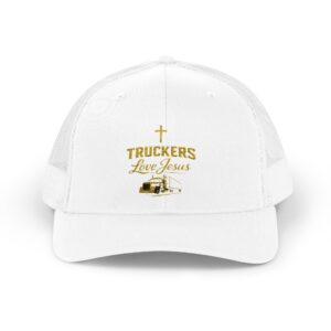 Trucker Cap — "Truckers Love Jesus" Embroidered Snapback