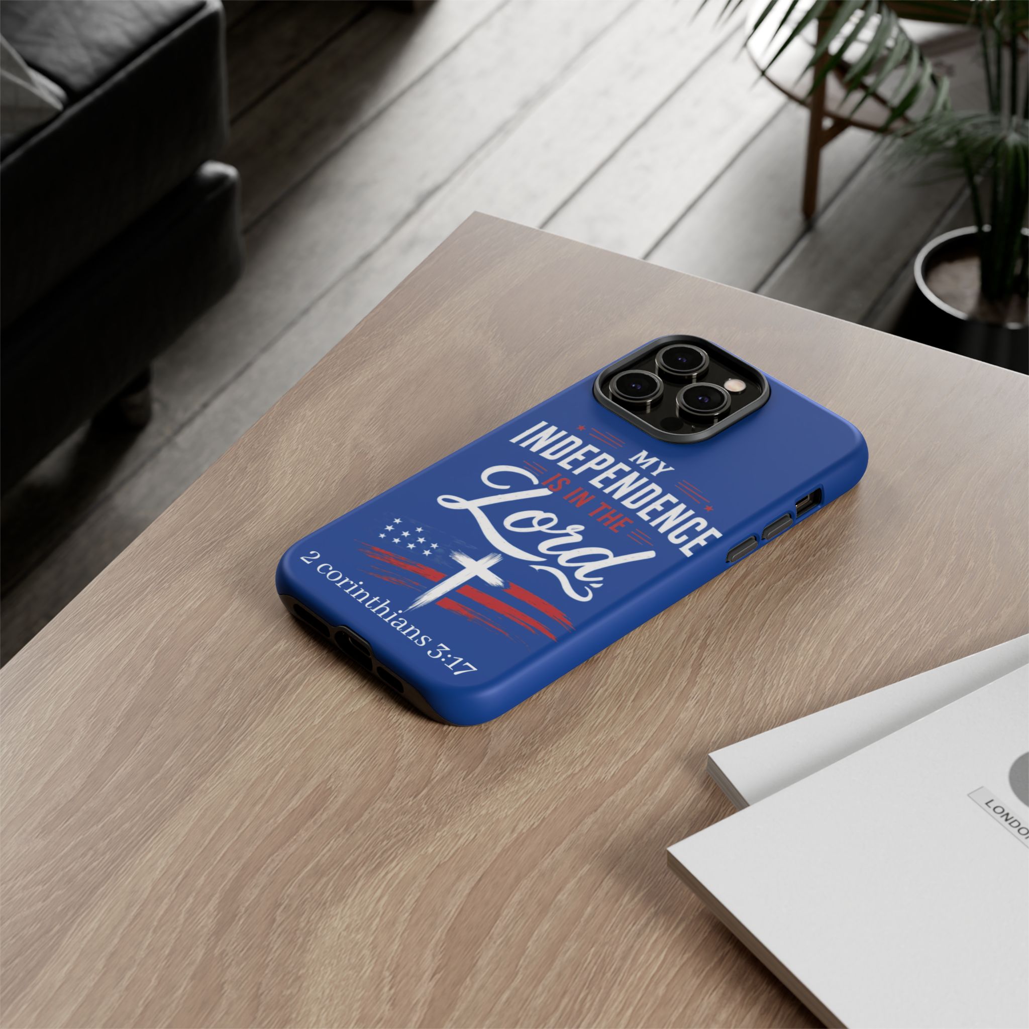 Christian Phone Case — "My Independence Is In The Lord" (2 Corinthians 3:17) - Image 86