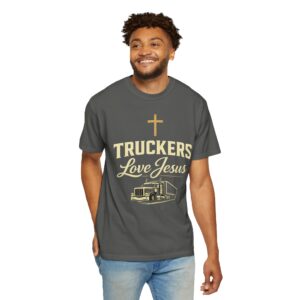 Truckers Love Jesus T-Shirt — Christian Trucker Gospel Tee