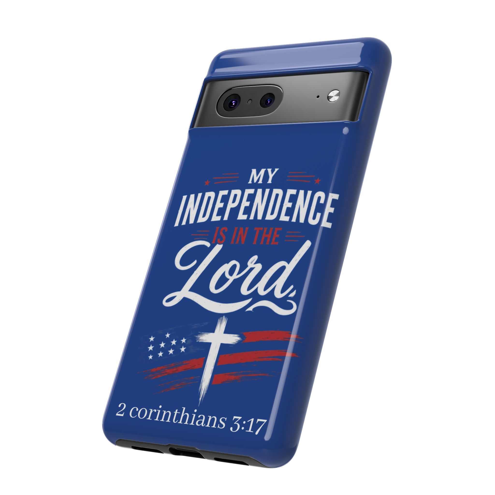 Christian Phone Case — "My Independence Is In The Lord" (2 Corinthians 3:17) - Image 88