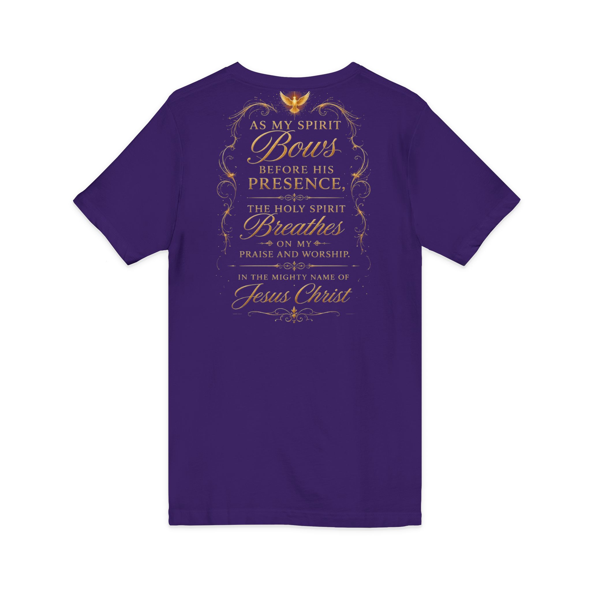 Born to carry heavens Sound V-Neck Tee — Inspirational Christian Faith T‑Shirt - Image 17