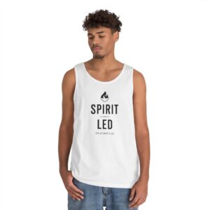 Spirit Led Tank Top — Christian Faith Scripture Apparel (Galatians 5:25)