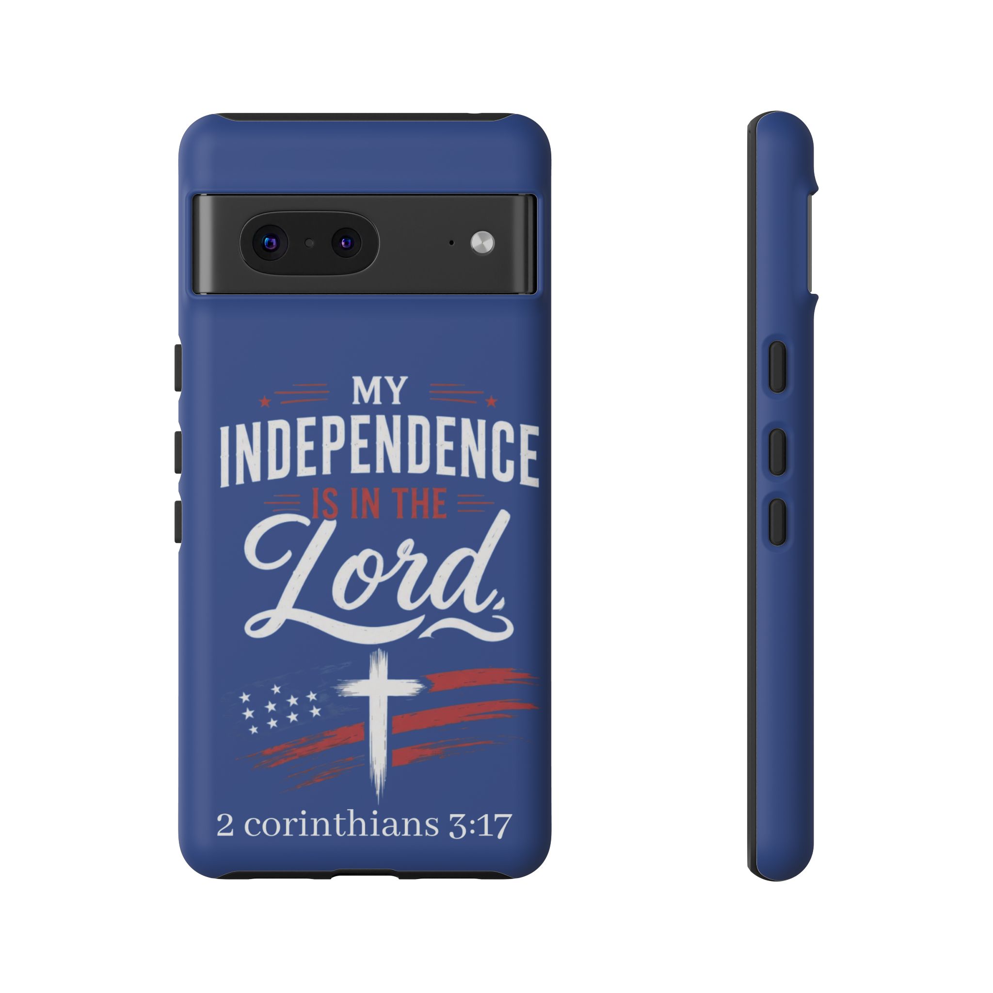 Christian Phone Case — "My Independence Is In The Lord" (2 Corinthians 3:17) - Image 91