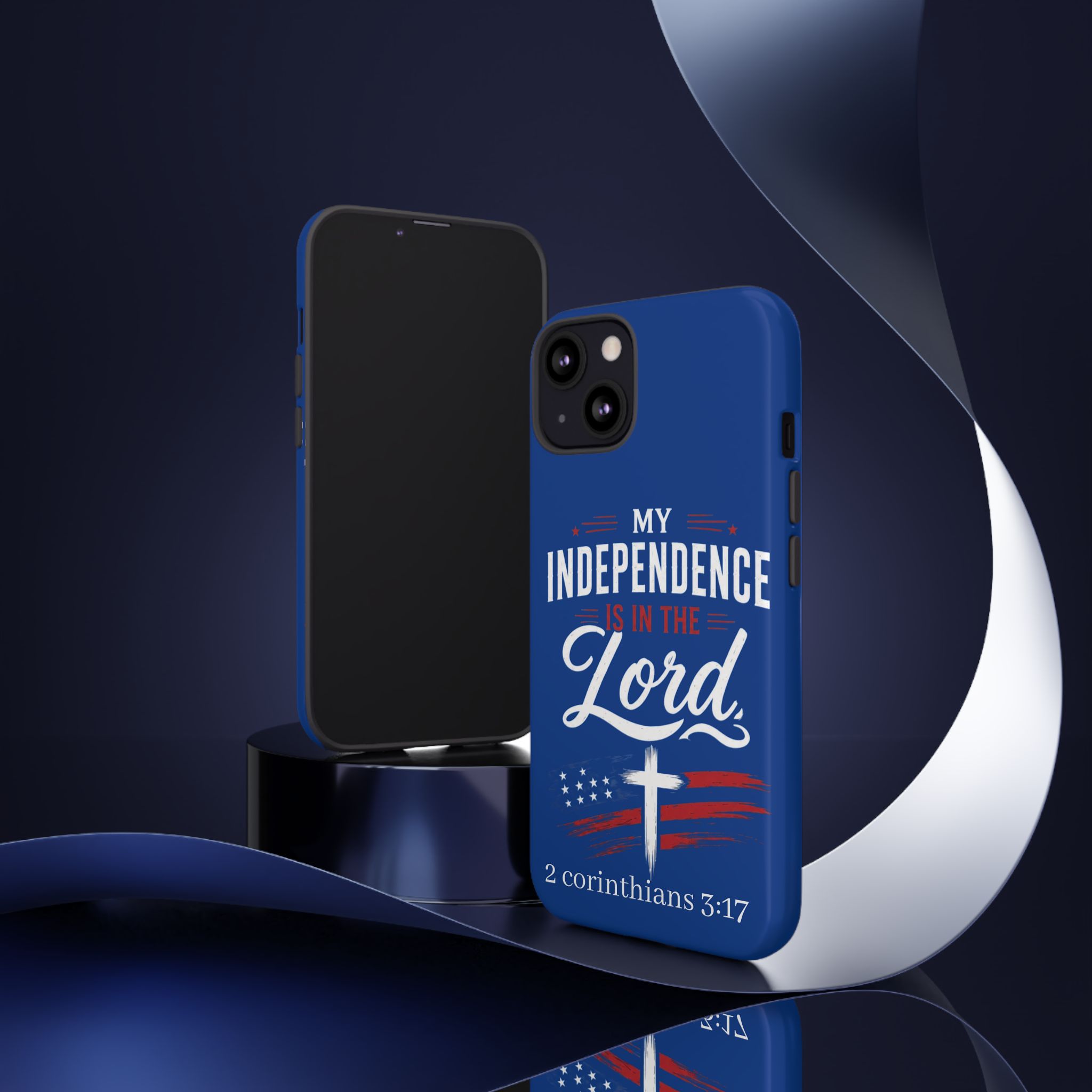 Christian Phone Case — "My Independence Is In The Lord" (2 Corinthians 3:17) - Image 36