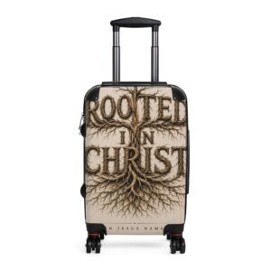 Rooted in Christ Carry-On Suitcase — Christian Travel Luggage