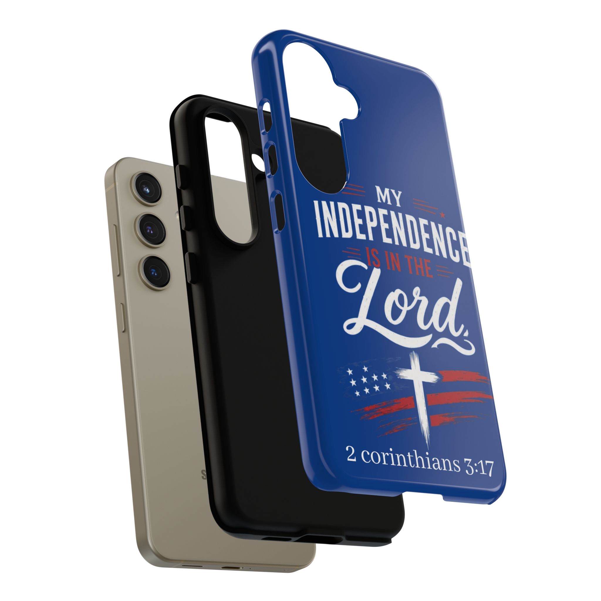Christian Phone Case — "My Independence Is In The Lord" (2 Corinthians 3:17) - Image 130