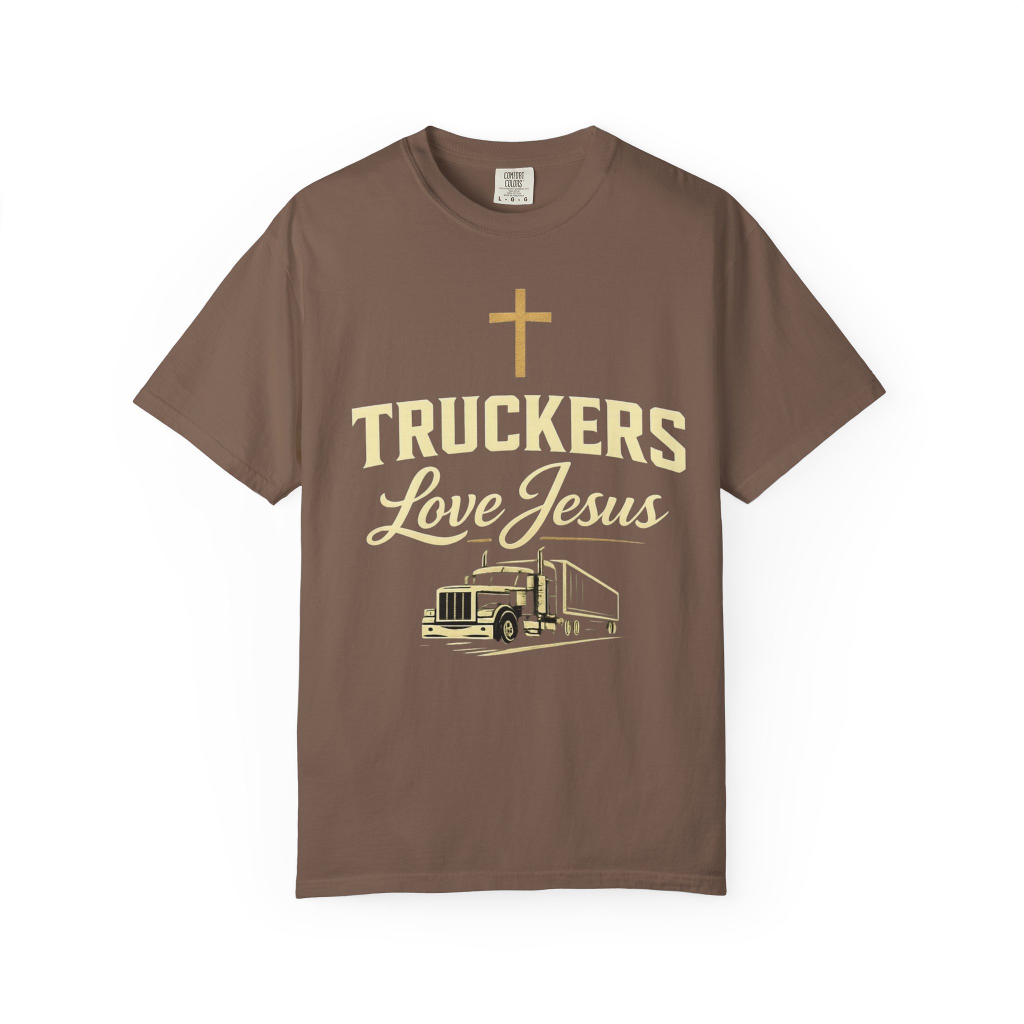 Truckers Love Jesus T-Shirt — Christian Trucker Gospel Tee - Image 6