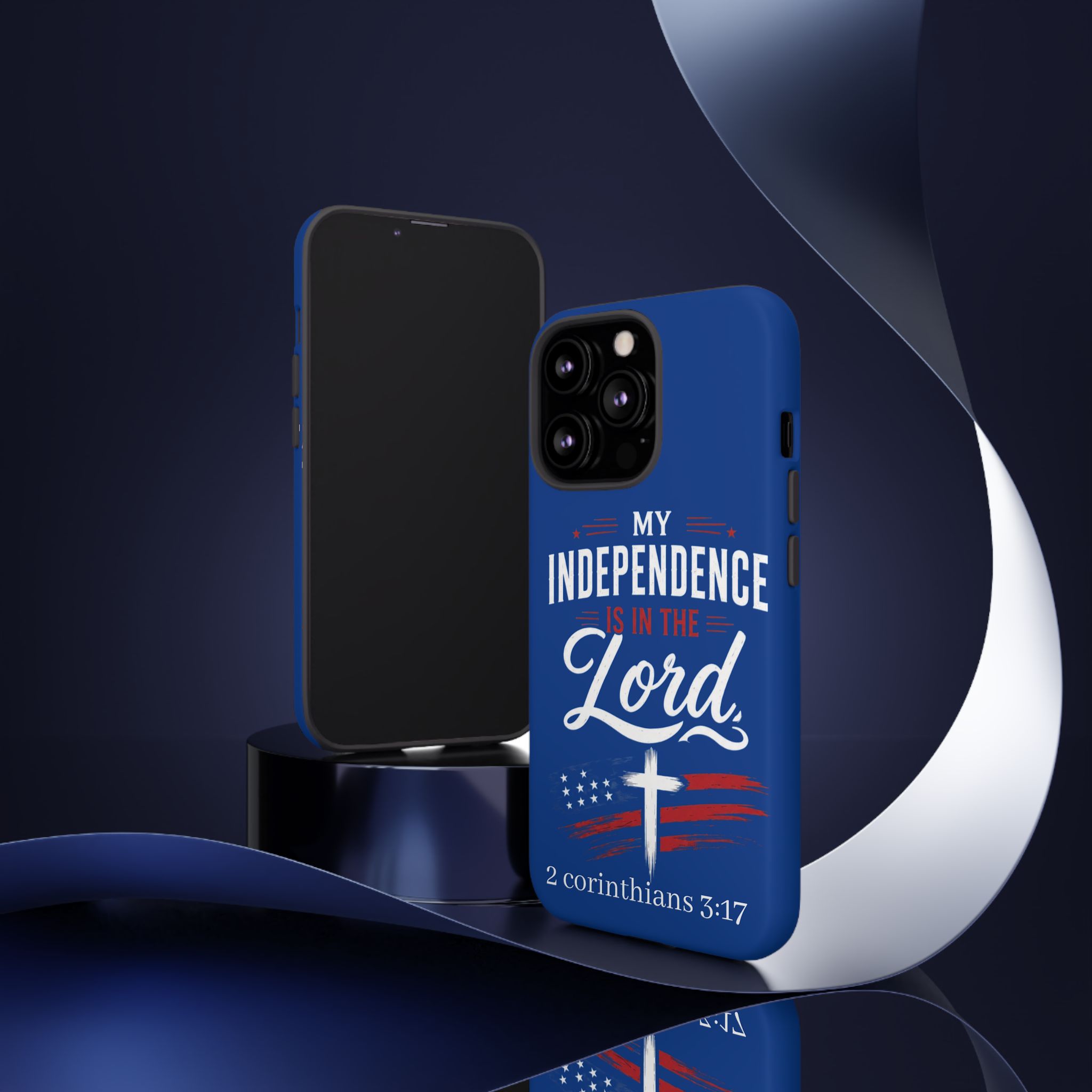 Christian Phone Case — "My Independence Is In The Lord" (2 Corinthians 3:17) - Image 46