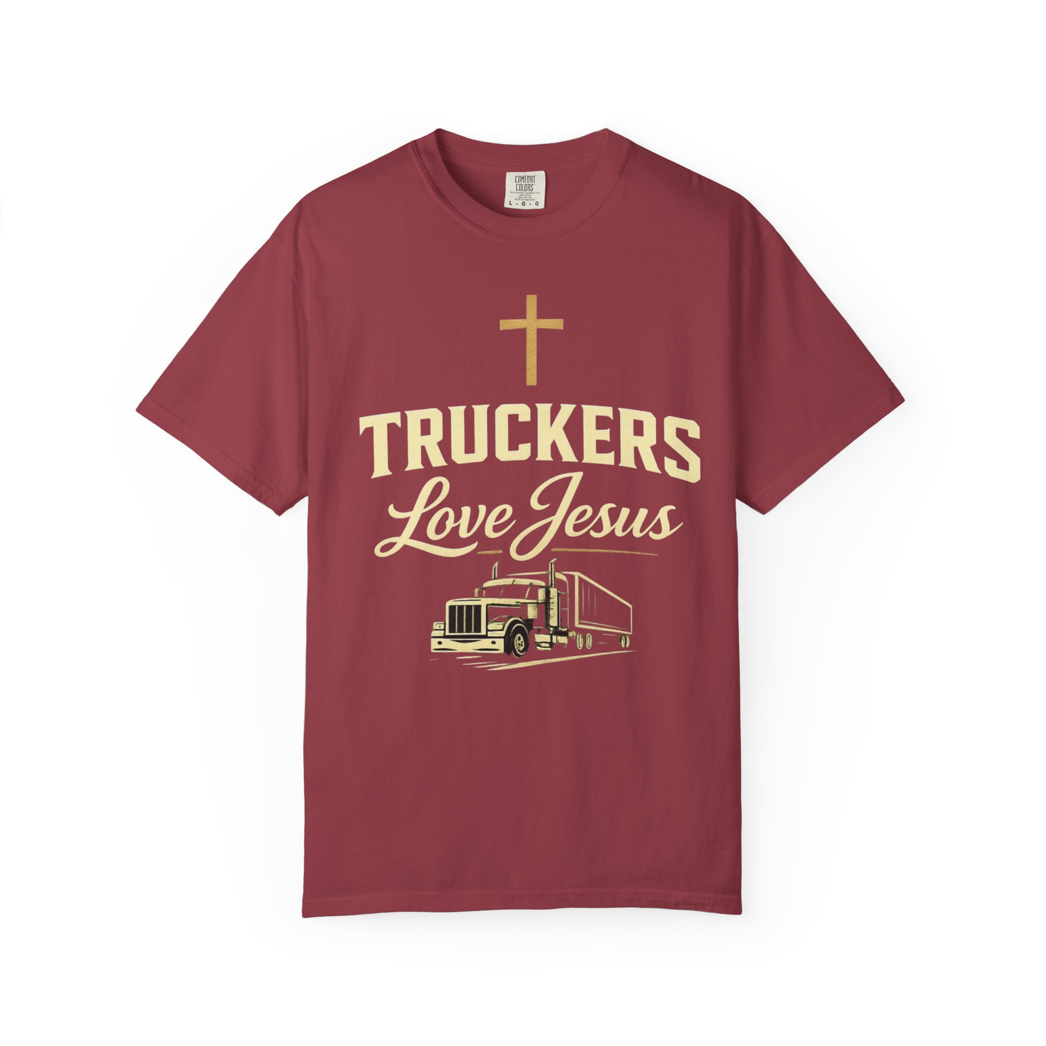Truckers Love Jesus T-Shirt — Christian Trucker Gospel Tee - Image 51