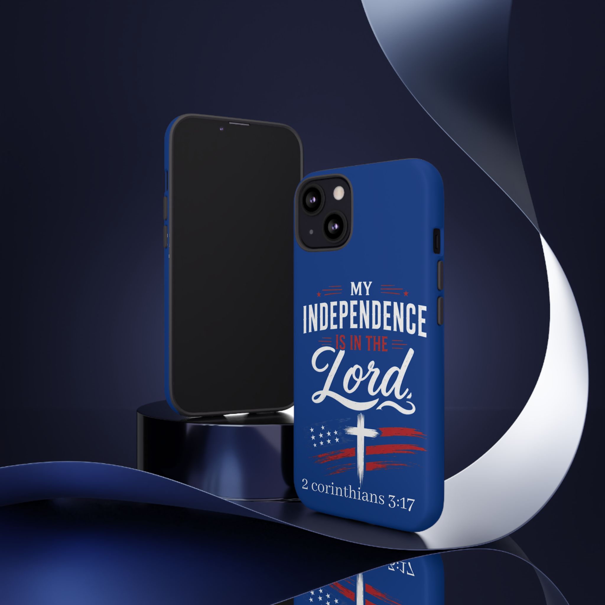 Christian Phone Case — "My Independence Is In The Lord" (2 Corinthians 3:17) - Image 38