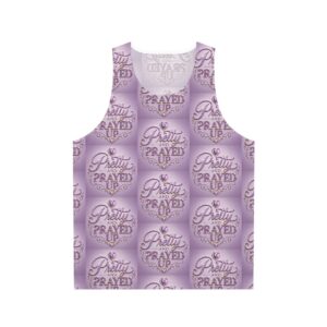 Prayed up tank top purple
