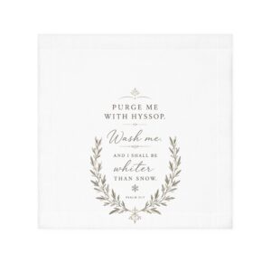 Psalms 51 Face Towel