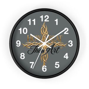 How Great Black &  Gold Wall clock
