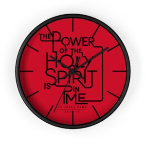 Power of the Holy Spirit Wall Clock