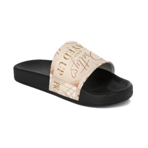 Pretty and Prayed up tan sandals