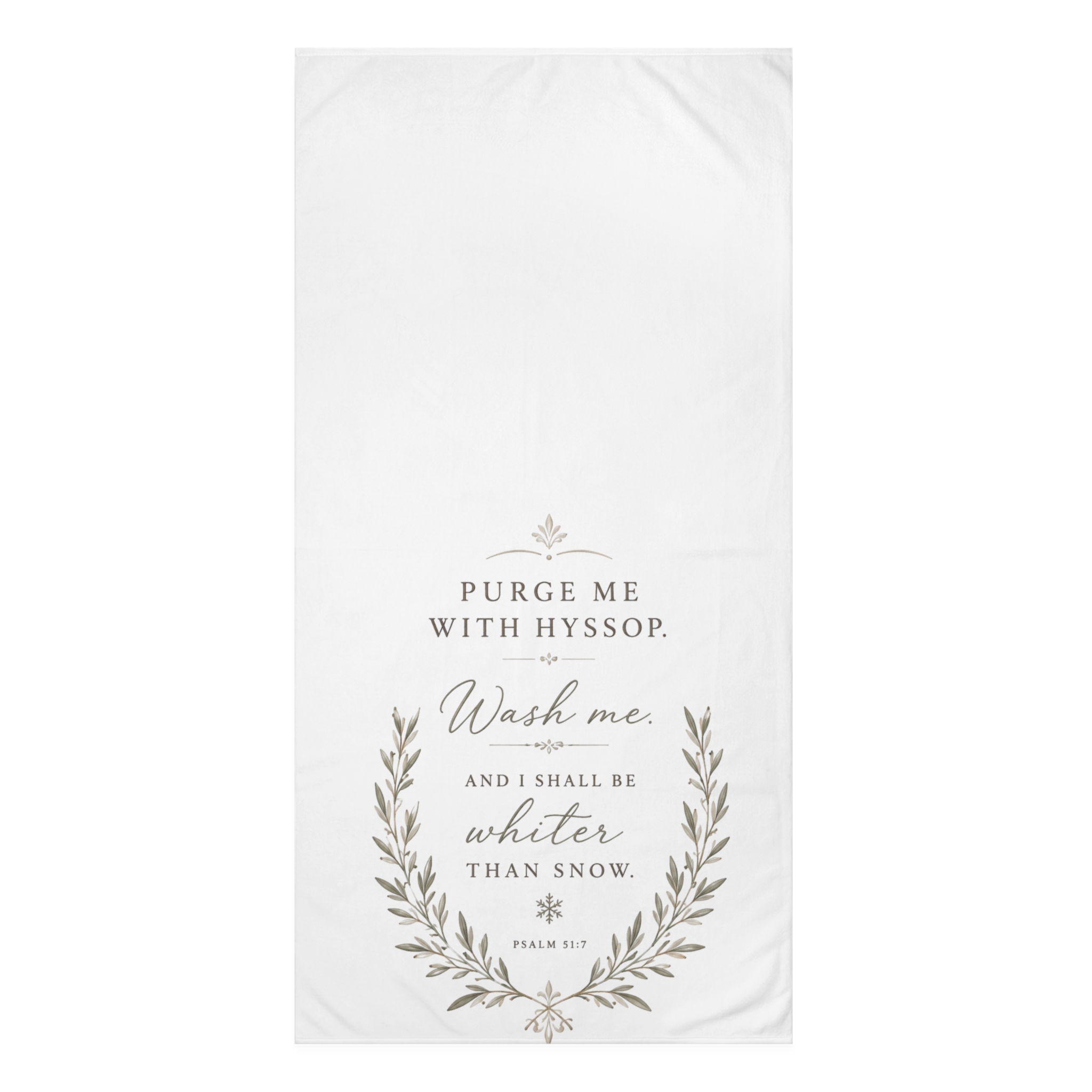 Psalms 51 Mink cotton Towel