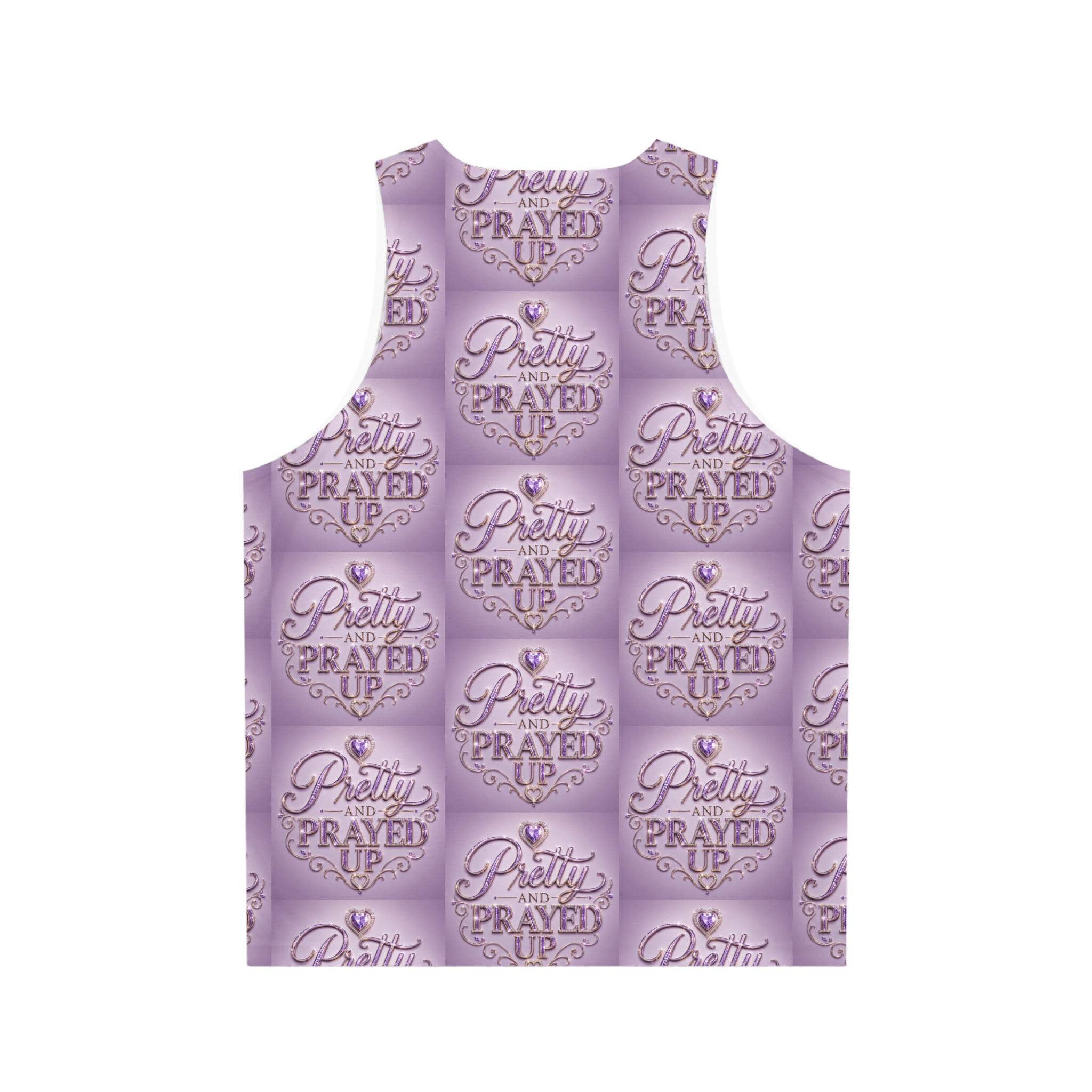 Prayed up tank top purple - Image 2