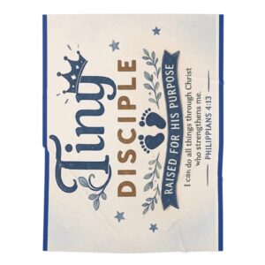 Baby Tiny Disciple Swaddle Blanket Blue