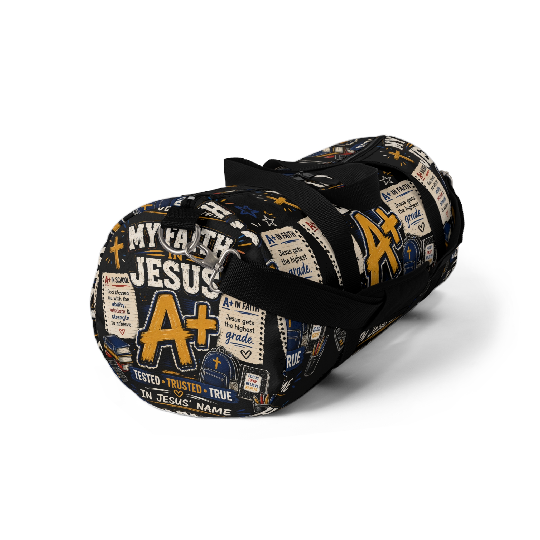 Faith A+ Duffel Bag — Christian Inspirational Travel Gym Bag - Image 7
