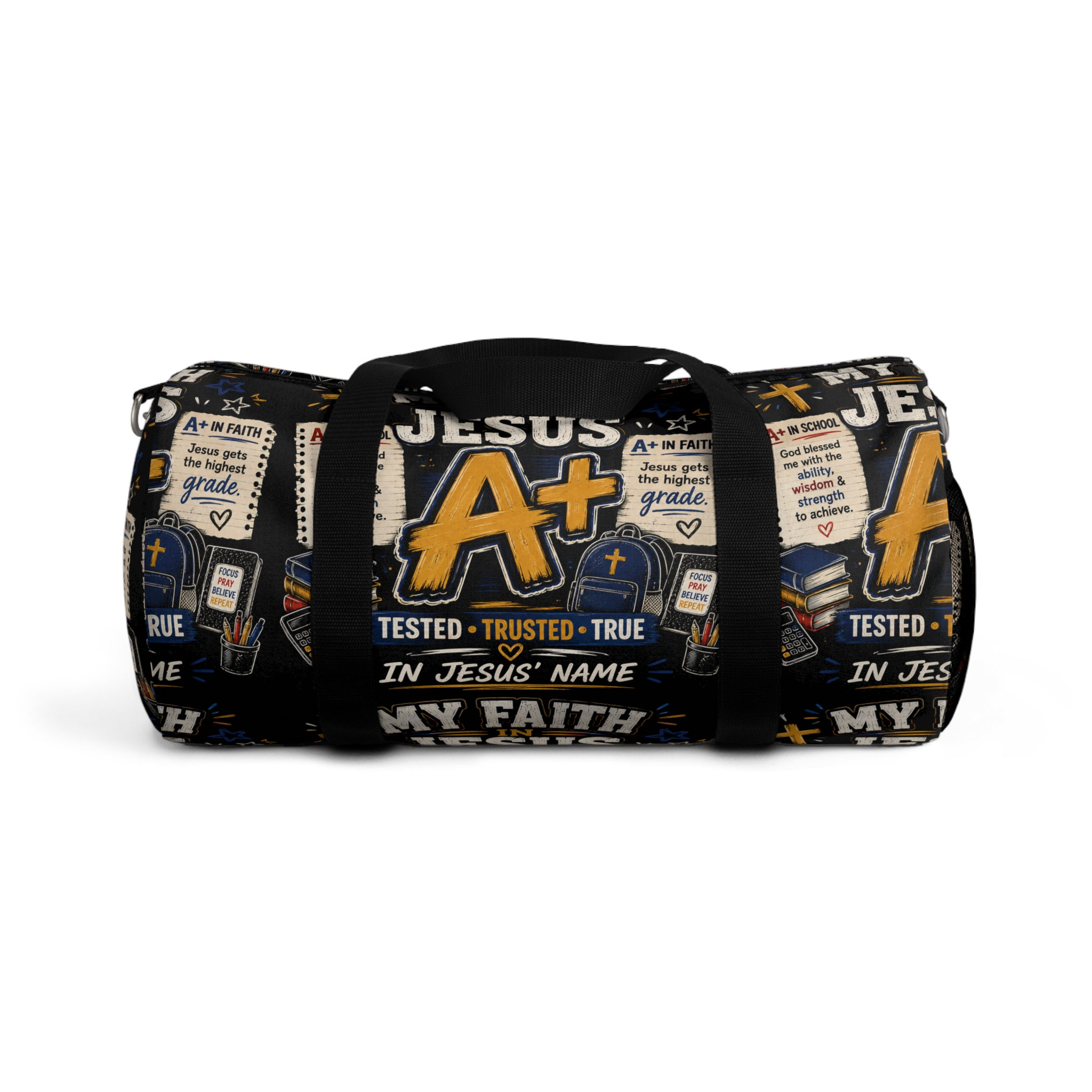 Faith A+ Duffel Bag — Christian Inspirational Travel Gym Bag - Image 5
