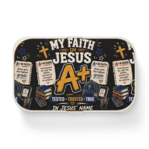 Faith in Jesus A+ Bento Lunch Box — Christian School Kids Lunchbox