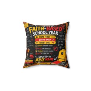 Spun Polyester Square Pillow