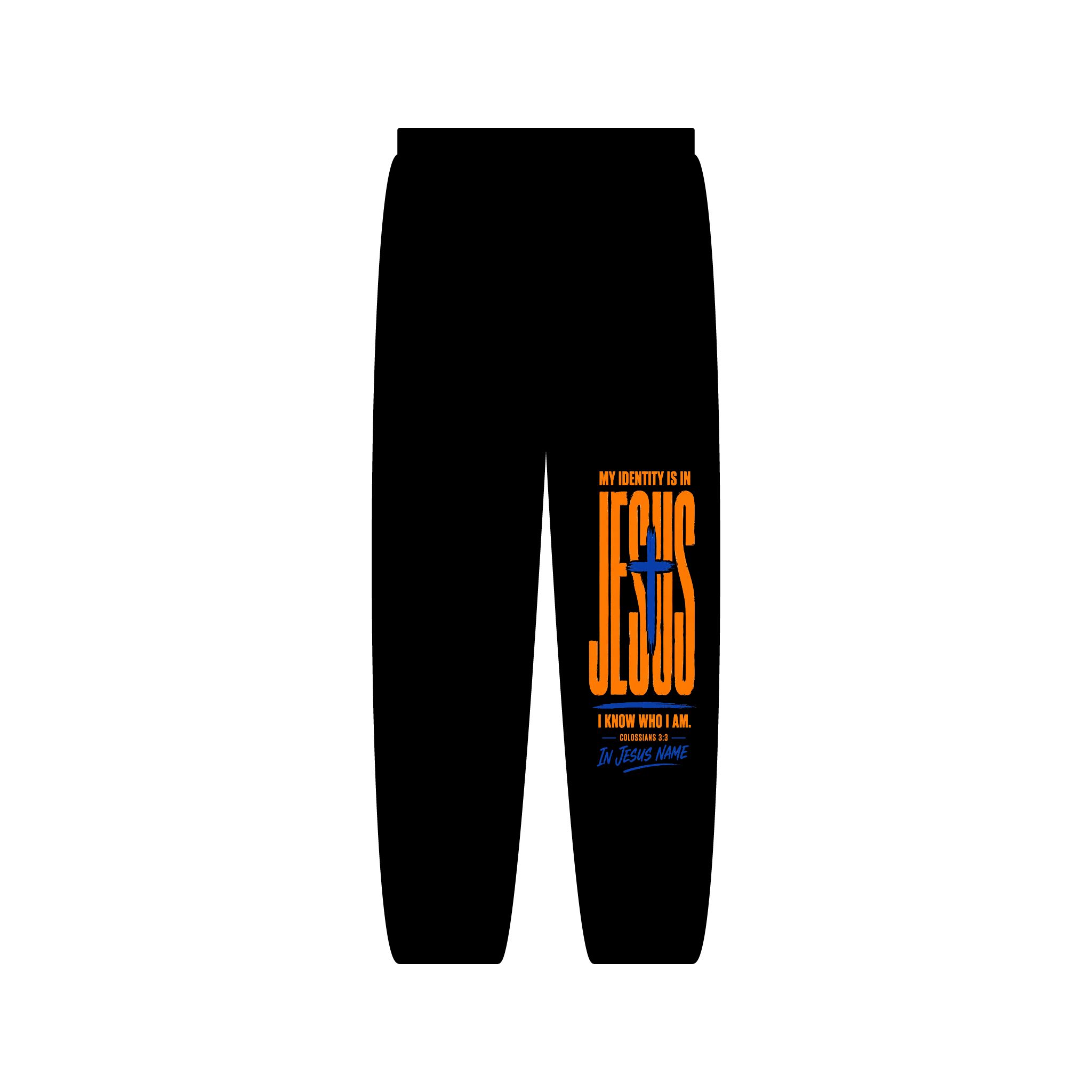Jesus Cross Sweatpants – Faith-Based Graphic Joggers - Image 2