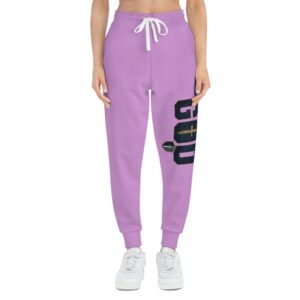 Lilac Graphic God Sweatpants