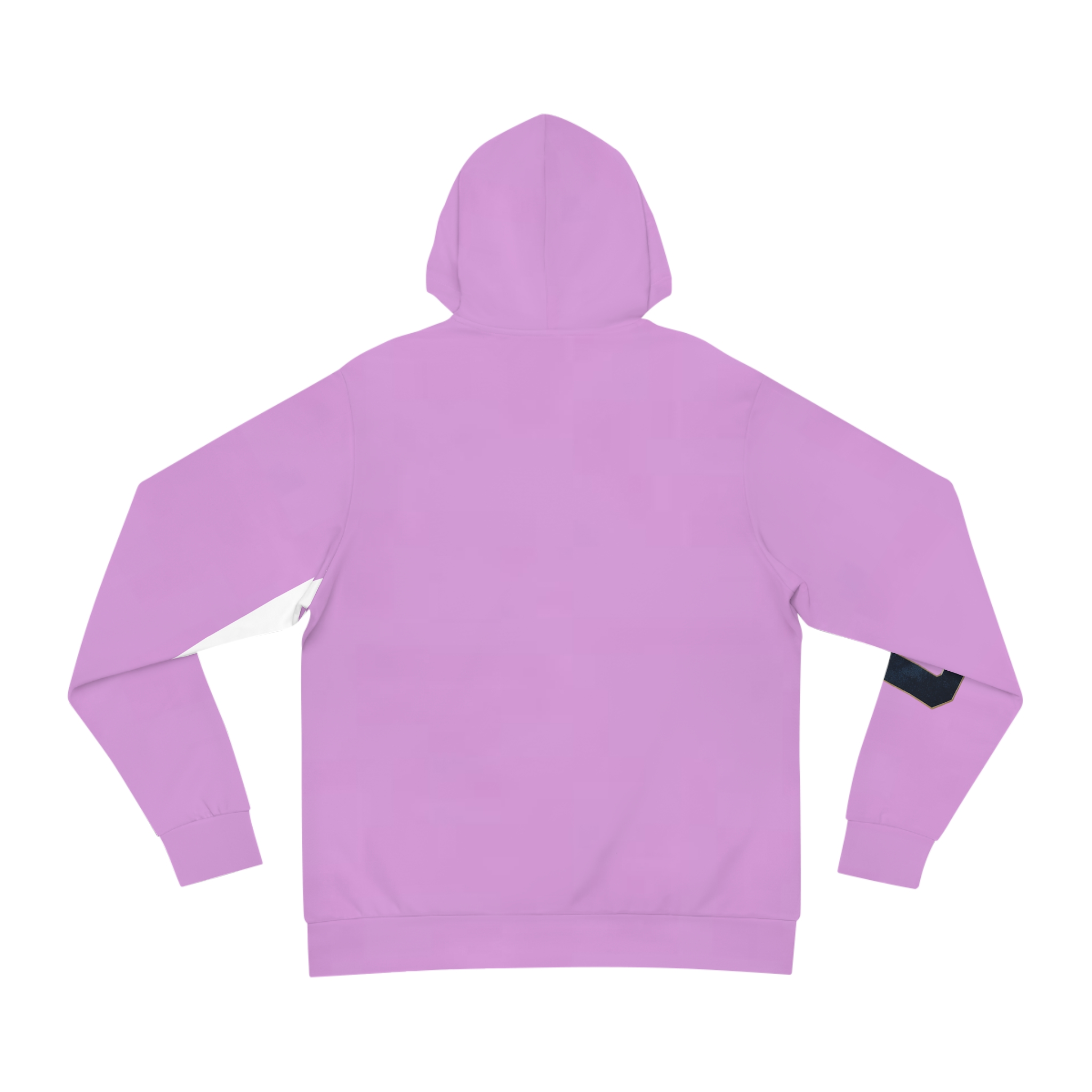 God Lilac Graphic Varsity Hoodie — Minimal Letter “O” Sleeve Pullover - Image 6