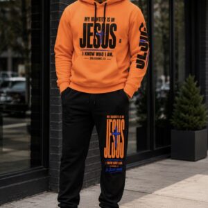 Jesus Cross Sweatpants – Faith-Based Graphic Joggers