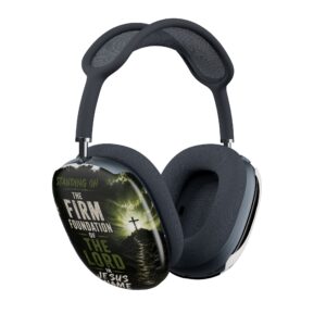 Religious AirPod Max Case — "Firm Foundation of the Lord" Protective Cover