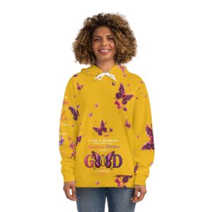 Butterfly Hoodie — "I Am a Woman" Fashion Hoodie