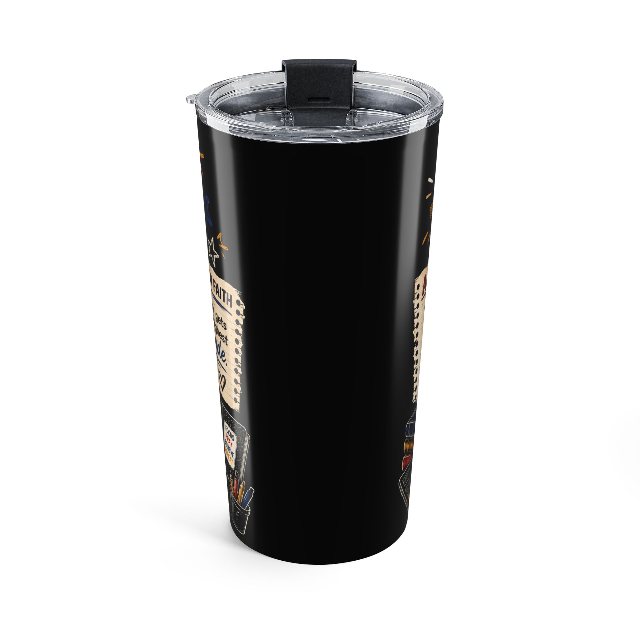 Jesus A+ Faith 20oz Tumbler – Christian Inspirational Travel Cup - Image 2