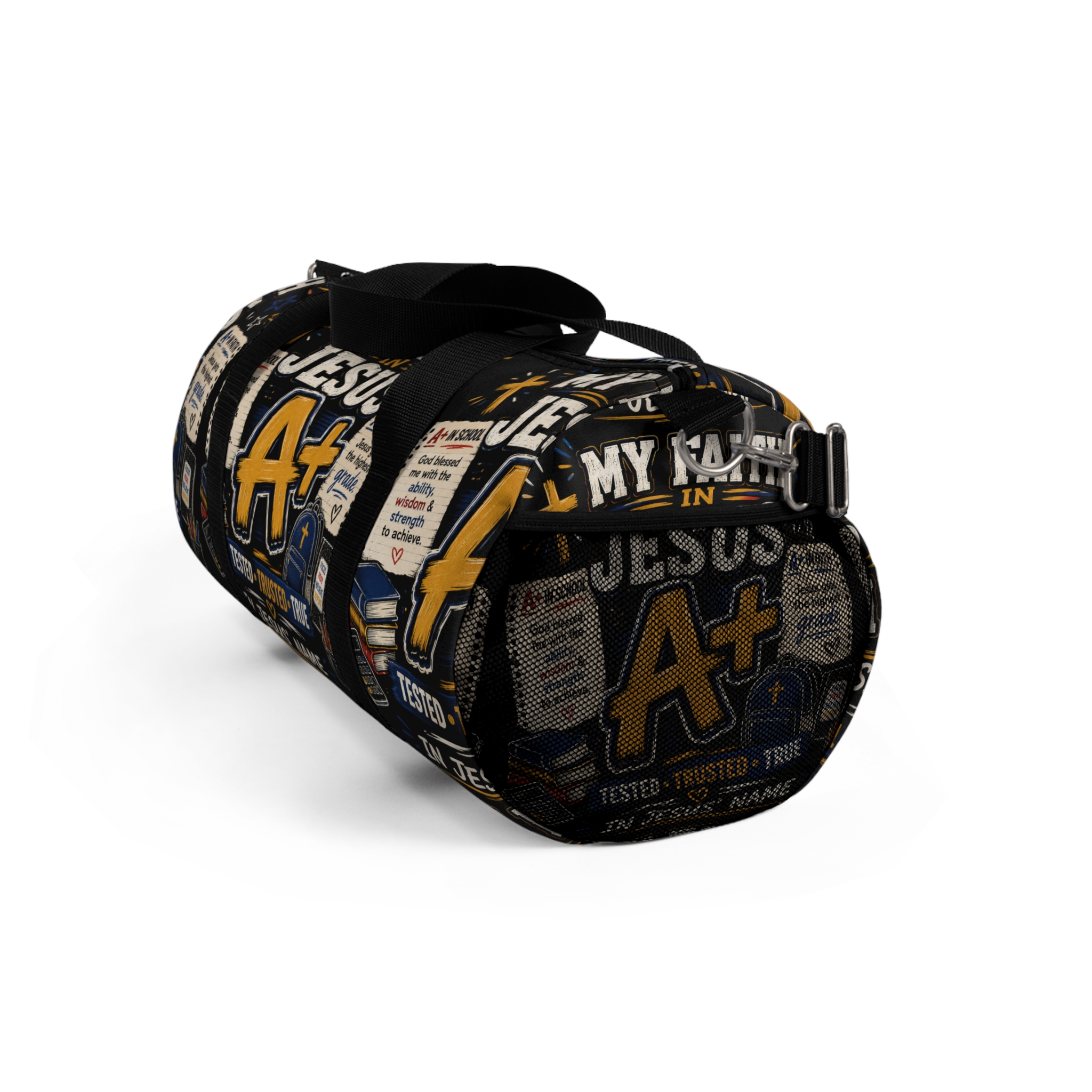 Faith A+ Duffel Bag — Christian Inspirational Travel Gym Bag - Image 8