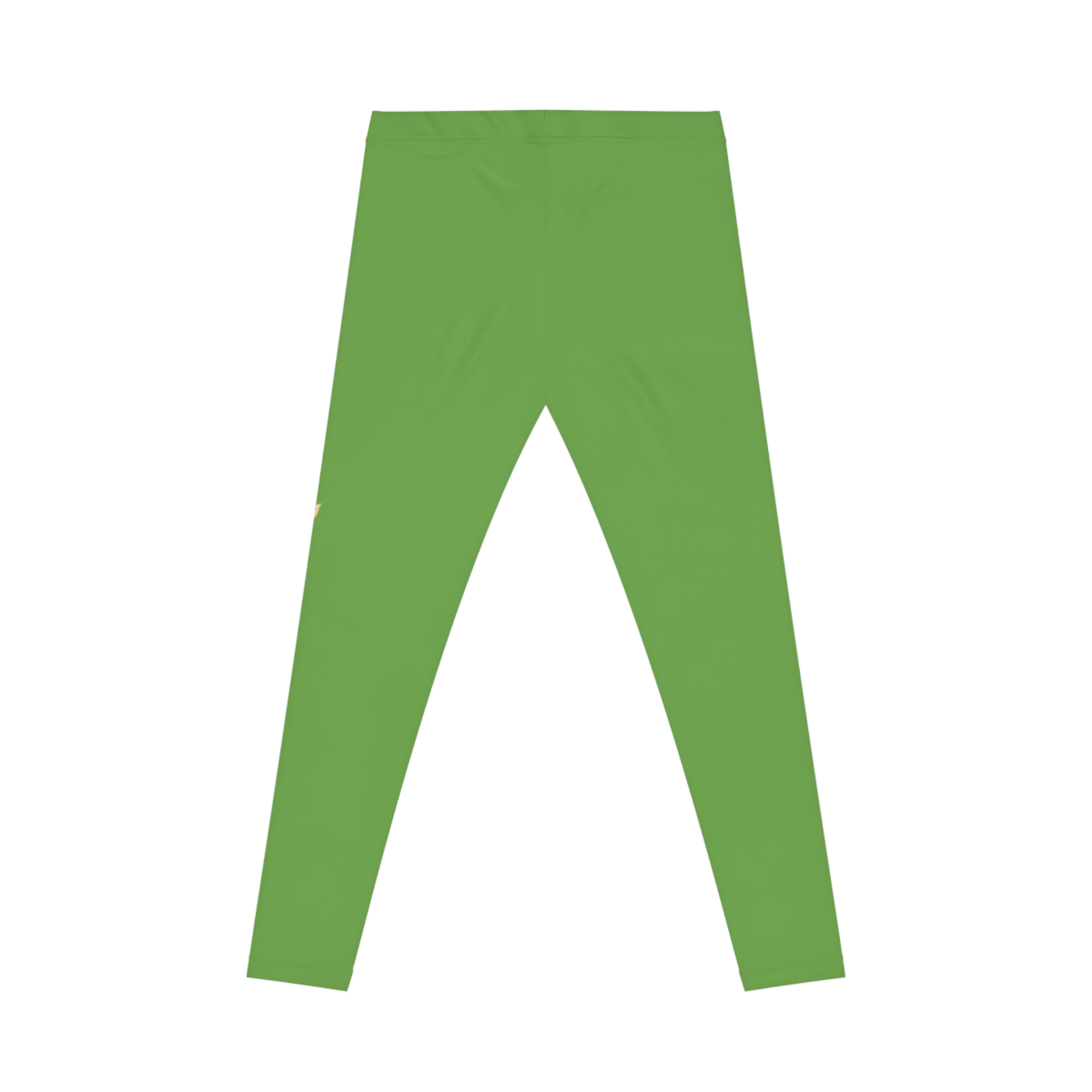 God Is Women's Leggings – Inspirational Faith-Based Green Yoga Leggings - Image 2