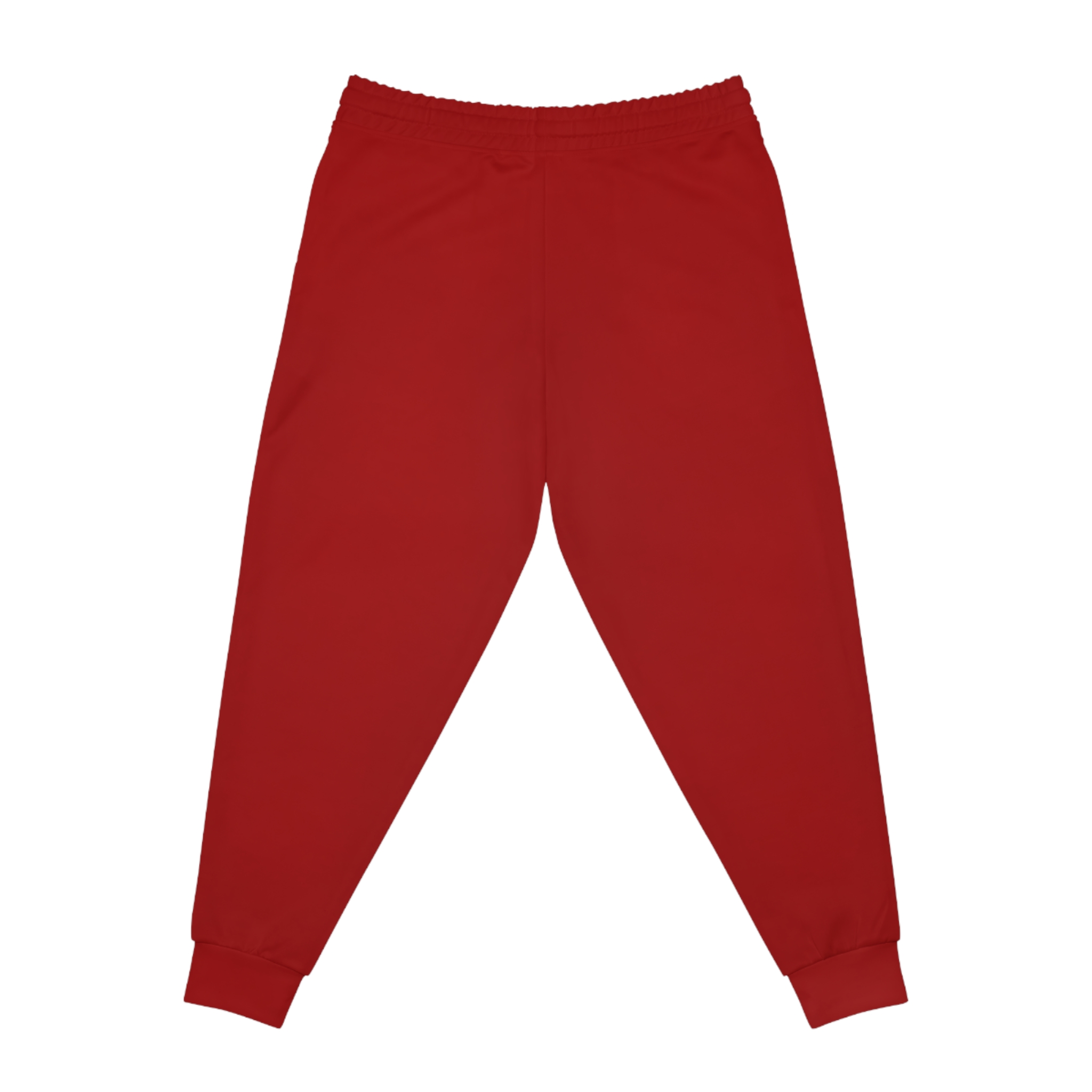 Flame Spirit Athletic Joggers – Maroon Fire Graphic Sweatpants - Image 3